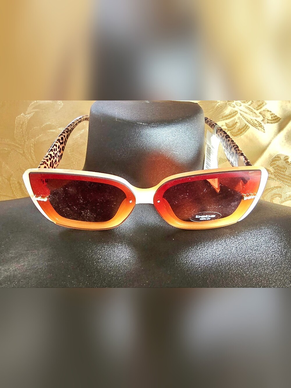 NEW! Bebe Women's Sunglasses With Orange Gradient Lens